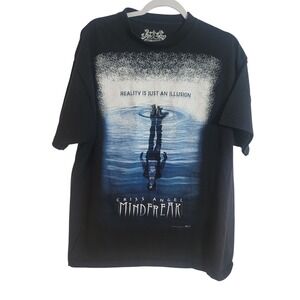 Criss Angel Mindfreak T Shirt Mens XL Black Illusion Magic Graphic Tee